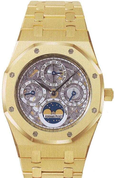 Replica Audemars Piguet Royal Oak Perpetual Calendar Skeleton Watch