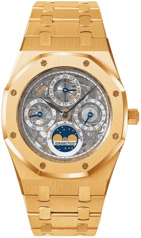 Replica Audemars Piguet Royal Oak Perpetual Calendar Skeleton Men's Watch
