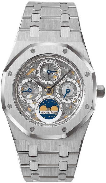 Replica Audemars Piguet Royal Oak Perpetual Calendar Skeleton Men's Watch