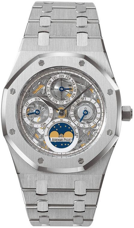 Replica Audemars Piguet Royal Oak Perpetual Calendar Skeleton Men's Watch