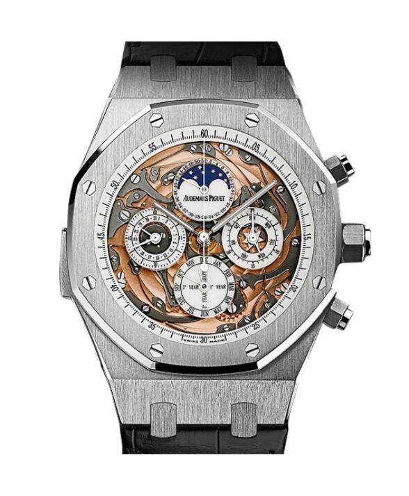 fake Audemars Piguet Royal Oak Selfwinding Skeleton Dial Mens Watch 26065BC.OO.D002CR.01