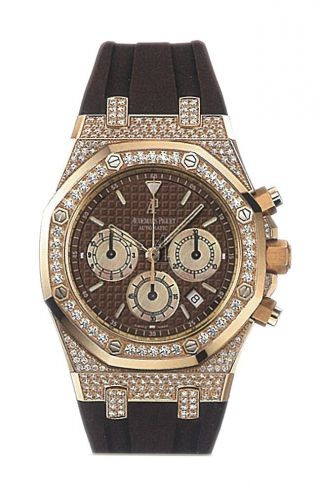 Replica Audemars Piguet Royal Oak Chronograph Pink Gold/Brown 26129OR.ZZ.D080CA.01