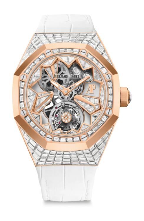 fake Audemars Piguet Royal Oak Concept Flying Tourbillon Pink Gold 26228OR.ZZ.D011CR.01