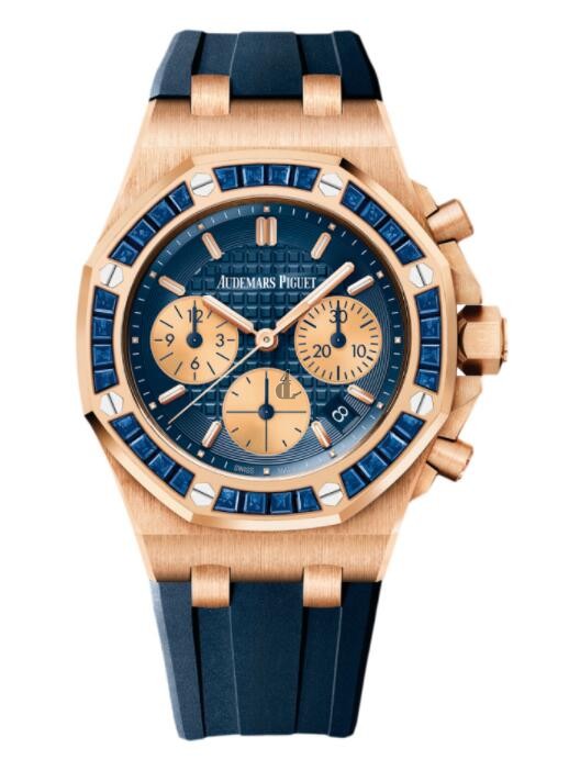 fake Audemars Piguet Royal Oak OffShore Lady Chronograph Pink Gold 26236OR.SS.D027CA.01