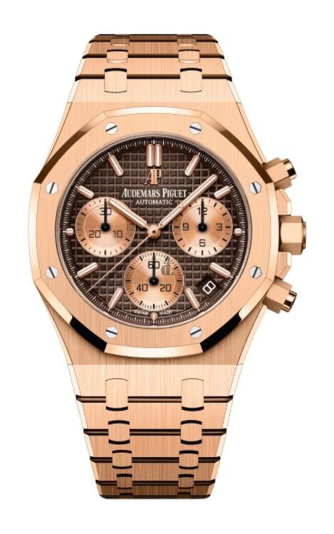 fake Audemars Piguet Royal Oak Chronograph 41 Pink Gold 26239OR.OO.1220OR.02