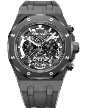 Audemars Piguet Royal Oak Tourbillon Chronograph Openworked Ceramic 26343CE.OO.D002CA.01