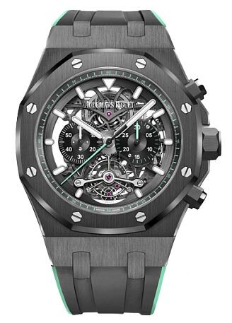 Audemars Piguet Royal Oak Tourbillon Chronograph Openworked Green 26343CE.OO.D002CA.03
