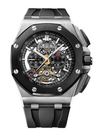 Audemars Piguet Royal Oak Offshore Tourbillon Chronograph Open-Worked Titanium 26348IO.OO.A002CA.01