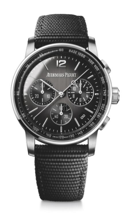 fake Audemars Piguet Code 11.59 Grey Leather 41 mm 26393NB.OO.A002KB.01