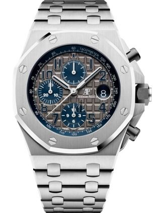 Audemars Piguet Royal Oak OffShore 25721 Chronograph Titanium Grey Bracelet QE II Cup 26474TI.OO.1000TI.01