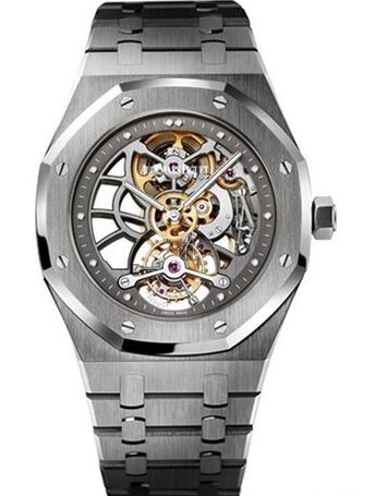 Replica Audemars Piguet Royal Oak Open-Worked Extra Thin Tourbillon0