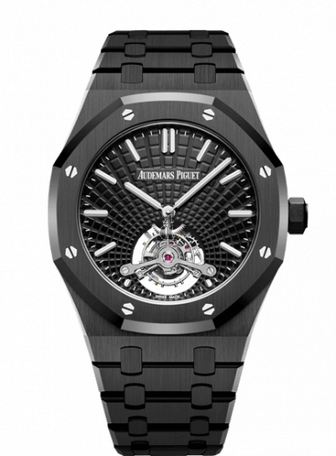 Replica Audemars Piguet Royal Oak Ultra Thin Tourbillon Ceramic/Black 26522CE.OO.1225CE.01