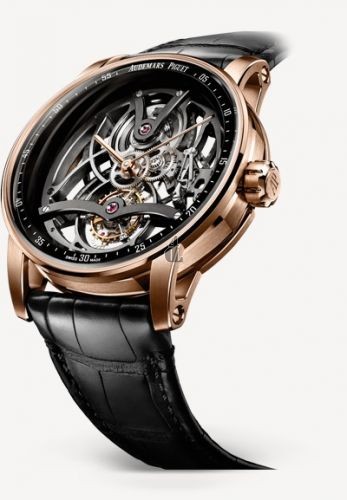 Replica Audemars Piguet CODE 11.59 Tourbillon Openworked Red Gold/Black 26600OR.OO.D002CR.01