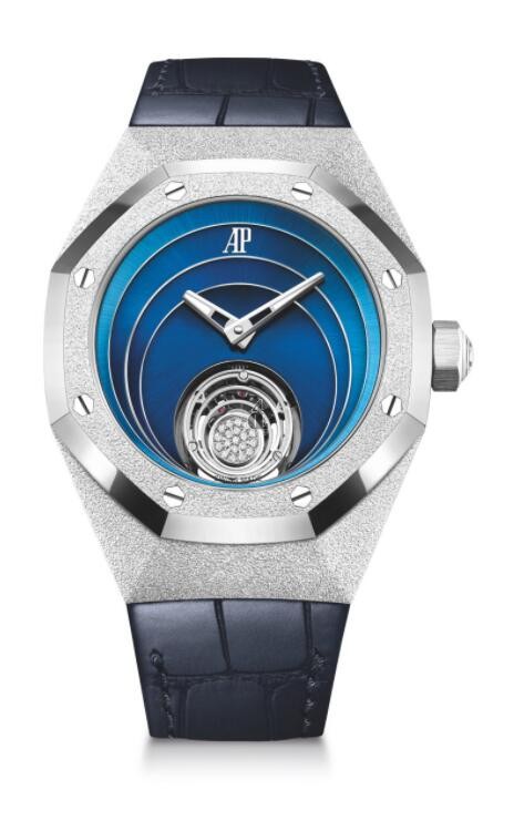 fake Audemars Piguet Audemars Piguet Royal Oak Concept Frosted Gold Flying Tourbillon White Gold 26630BC.GG.D326CR.01