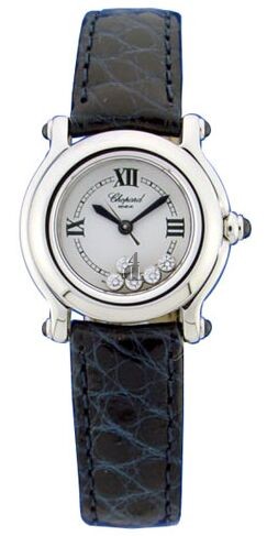 Imitation Chopard Happy Sport Stainless Steel Mini Ladies Watch
