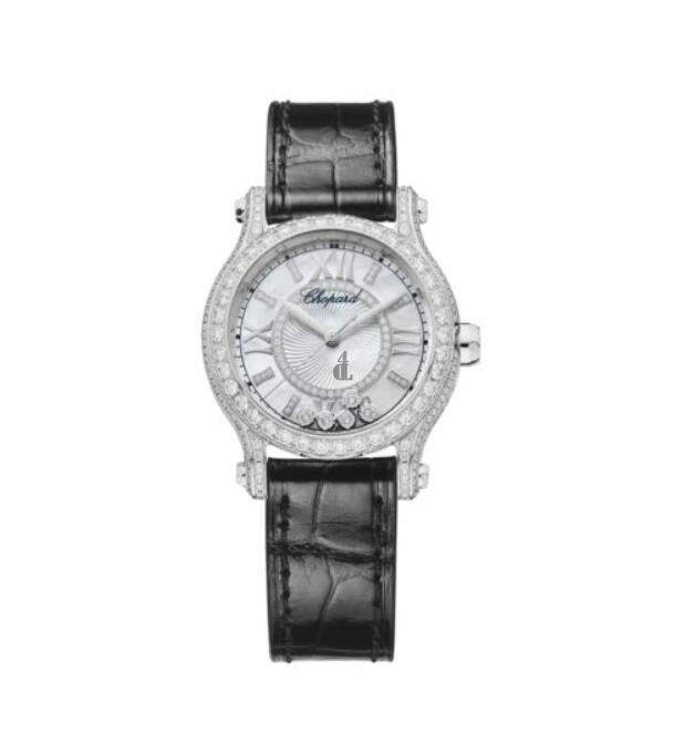 fake Chopard Happy Sport White gold 
30 MM 274302-1003