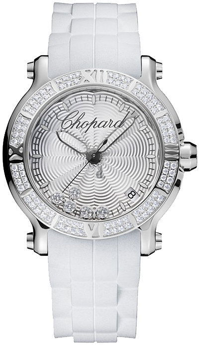 Imitation Chopard Happy Sport Round Quartz 36mm Ladies Watch