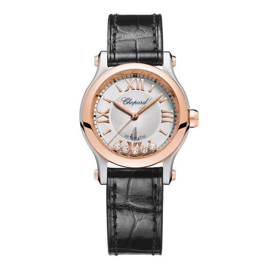 Replica Chopard Happy Sport Automatic Silver Dial Ladies Watch