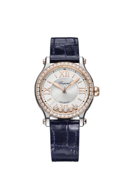 fake Chopard Happy Sport Automatic Rose Gold Diamonds 278608-6003
