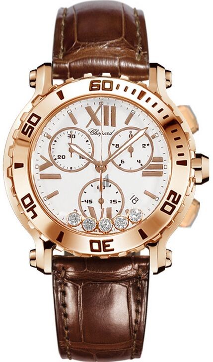 Imitation Chopard Happy Sport Chronograph Quartz 42mm Ladies Watch