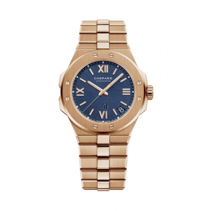 fake Chopard Alpine Eagle Large Automatic 41mm 18-Karat Rose Gold 295363-5001