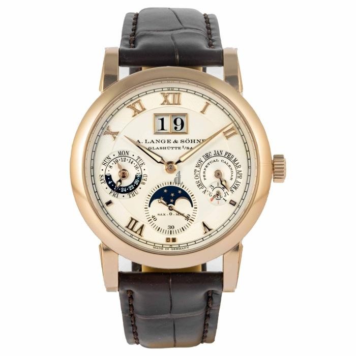 fake A. Lange & Sohne Langematik Perpetual Honey Gold 38.5mm (310.050)