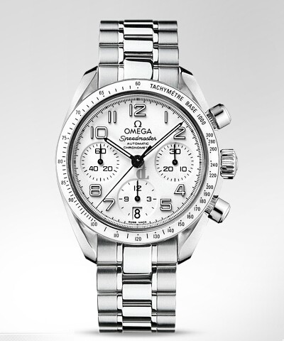 Omega Speedmaster White Dial Chronograph 324.30.38.40.04.001