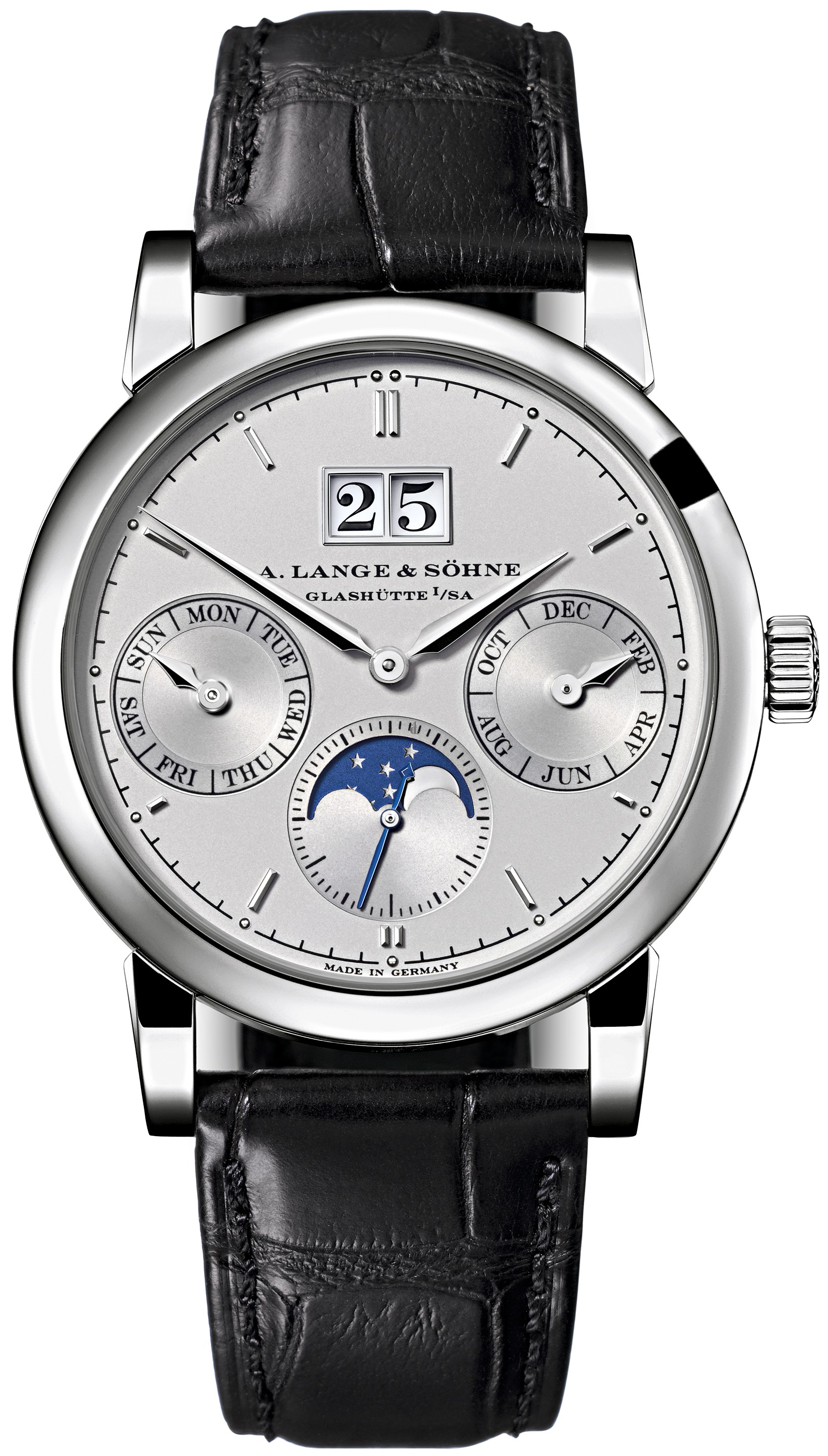 A. Lange & Sohne Saxonia Annual Calendar 38.5mm Mens 330.025 imitation