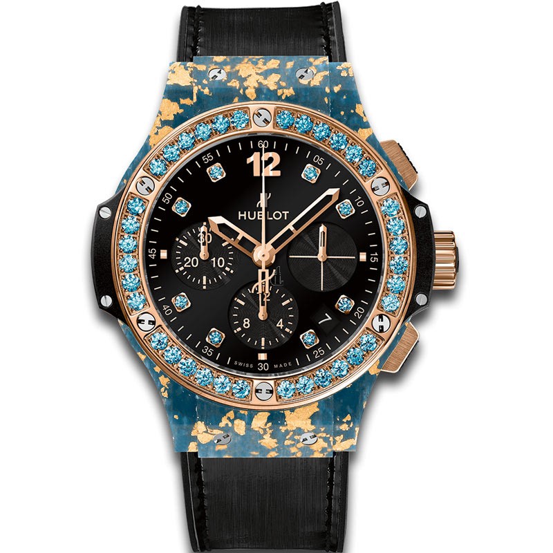 Hublot Big Bang Gold Linen Blue Gold 341.XL.1280.NR.1207 Replica