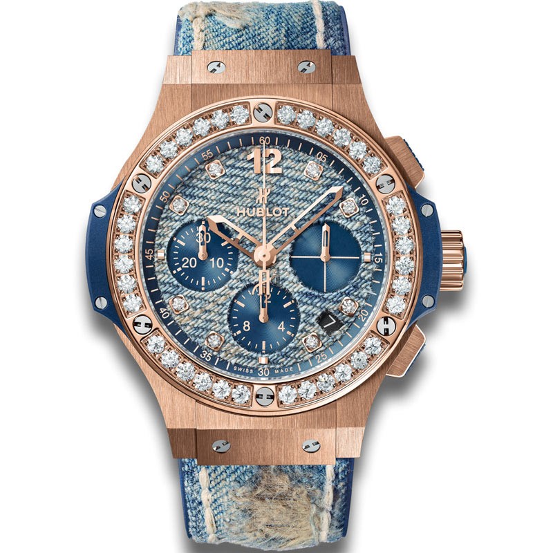 Hublot Big Bang Jeans Gold Diamonds 341.PL.2780.NR.1204.JEANS Replica