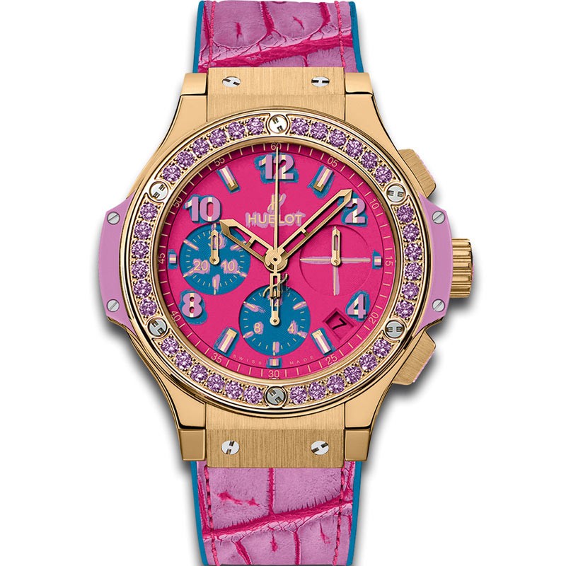 Hublot Big Bang Pop Art Yellow Gold Purple 341.VV.7389.LR.1205.POP15 Replica