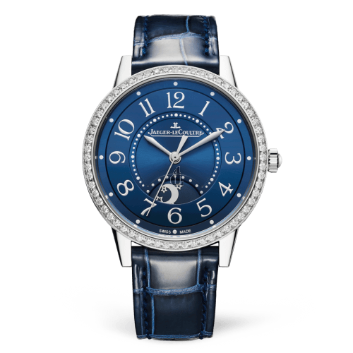 Jaeger-LeCoultre 3448480 Rendez-Vous Night & Day Medium Stainless Steel/Blue/Alligator