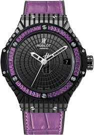 Hublot Big Bang Tutti Frutti Purple Caviar Ladies Watch 346.CD.1800.LR.1905 replica.