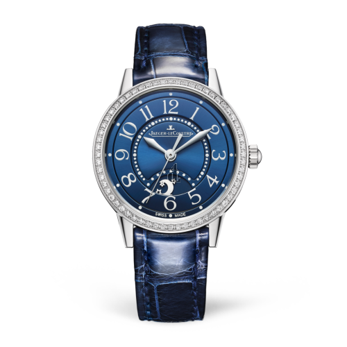 Jaeger-LeCoultre 3468480 Rendez-Vous Night & Day Small Stainless Steel/Diamond/Blue/Alligator