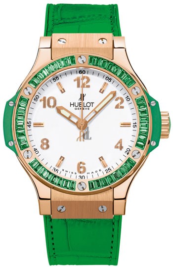 Hublot Big Bang Quartz Gold Tutti Frutti 38mm 361.PG.2010.LR.1922 replica.