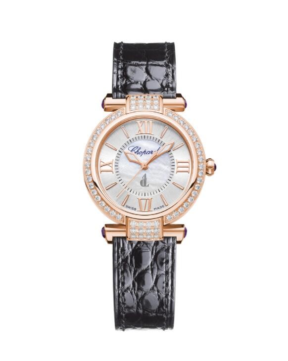 fake Chopard Imperiale Automatic Mother Of Pearl Dial Ladies 384319-5007