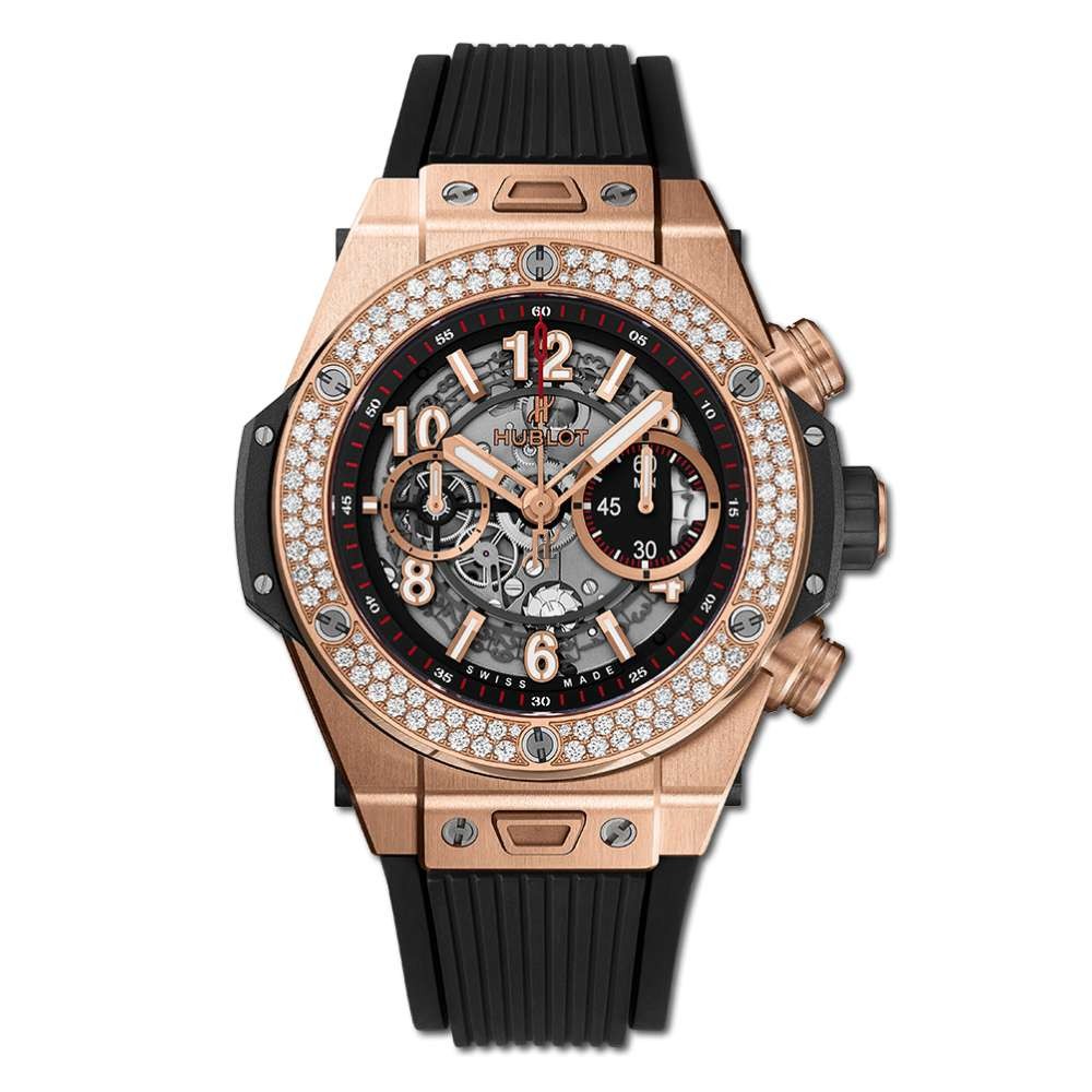 Replica Hublot Big Bang Unico King Gold Diamonds