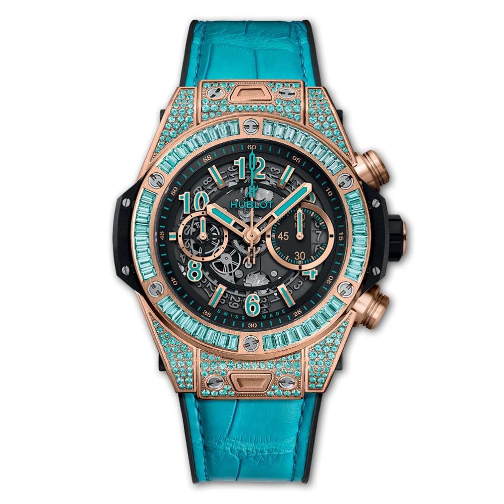 Replica Hublot Big Bang Unico King Gold Paraiba
