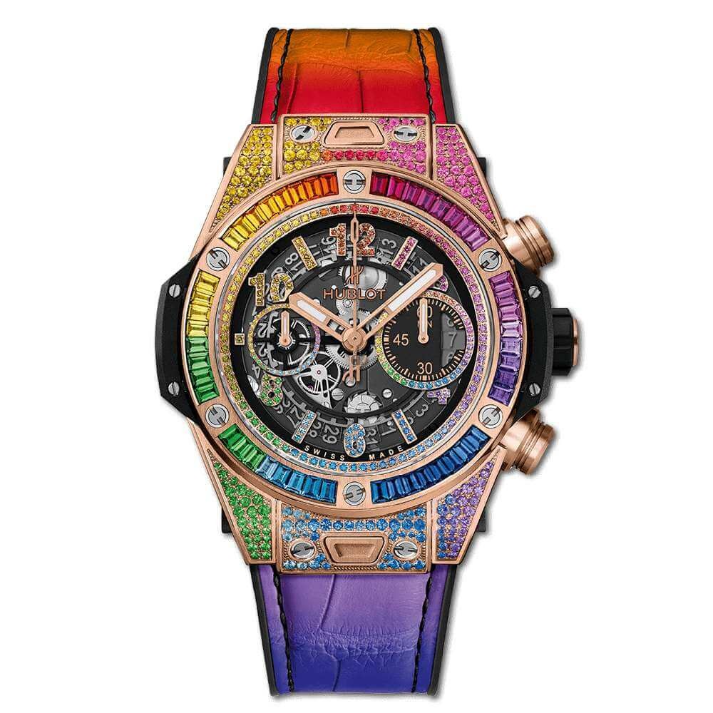Replica Hublot Big Bang Unico Rainbow King Gold
