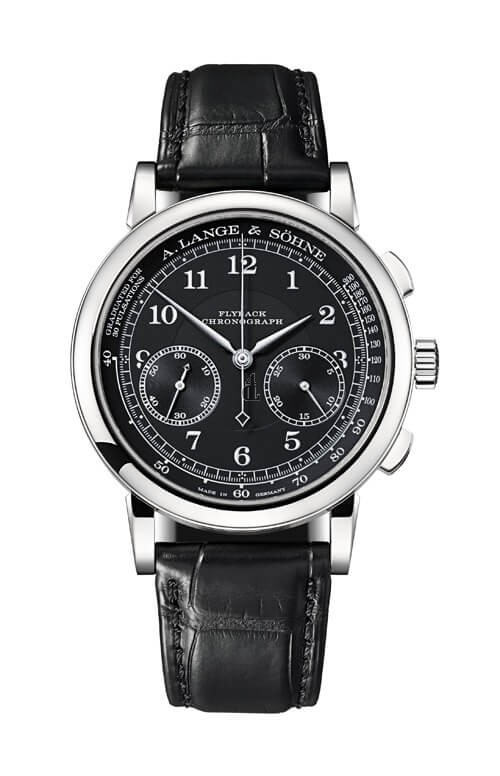 A. Lange & Sohne 414.028 1815 Chronograph White Gold  Black  Pulsometer