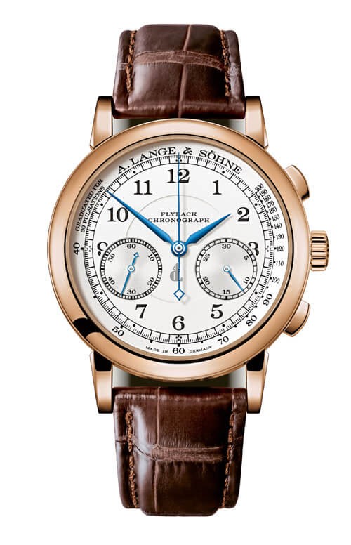 A. Lange & Sohne 414.032 1815 Chronograph Pink Gold  Black  Pulsometer