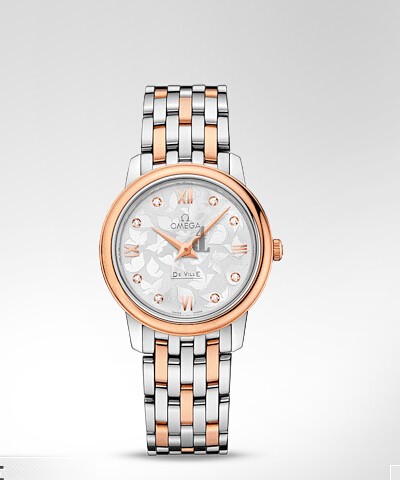 Omega De Ville Prestige Butterfly Quarz 27,4mm  watch replica 424.20.27.60.52.002
