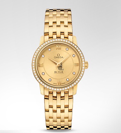 Omega De Ville Prestige 27.4mm  watch replica 424.55.27.60.58.001