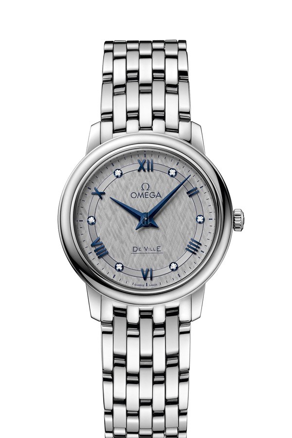 OMEGA De Ville Steel Diamonds Watch 424.10.27.60.56.002 replica