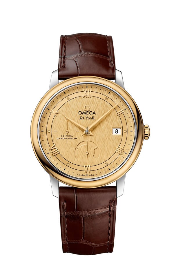 OMEGA De Ville Steel yellow gold Chronometer Watch 424.23.40.21.08.001 replica