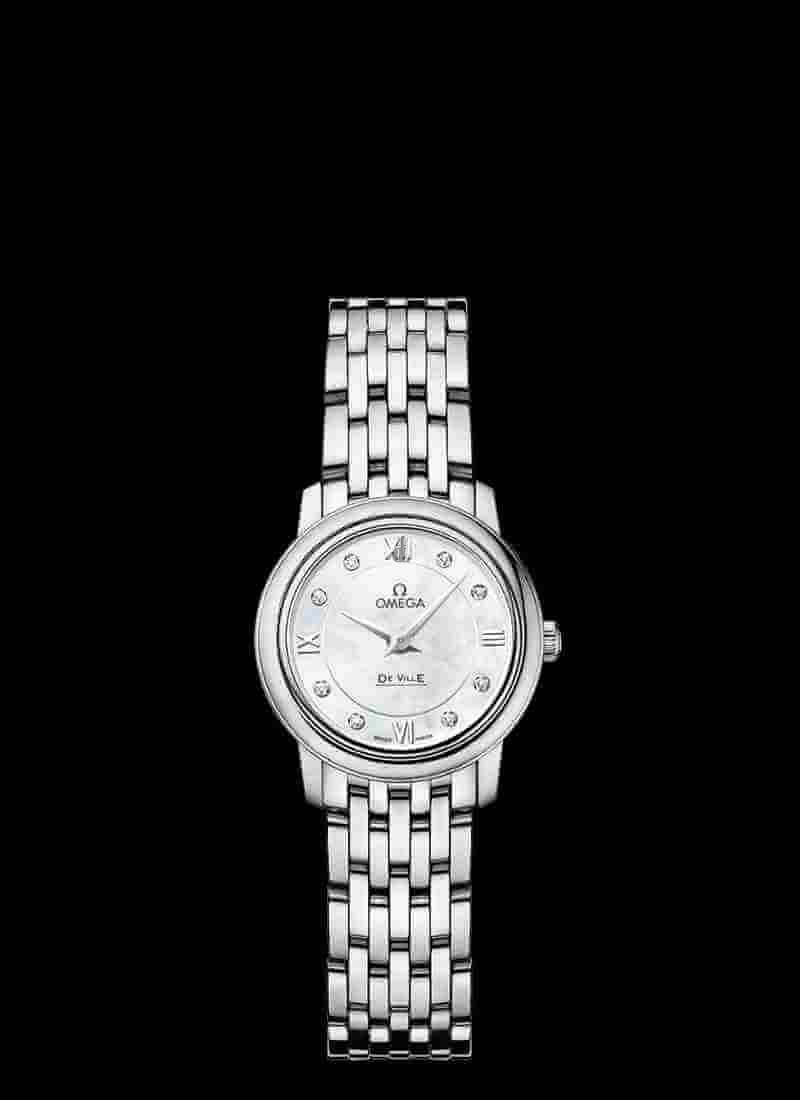 Fake OMEGA De Ville Prestige Quartz 24.4mm 424.10.24.60.55.001