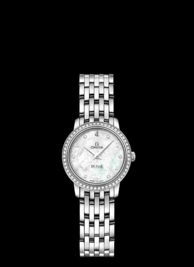 Fake OMEGA De Ville Prestige Quartz 24.4mm 424.55.24.60.55.003