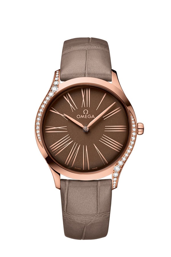 OMEGA De Ville Sedna gold Diamonds Watch 428.58.36.60.13.001 replica