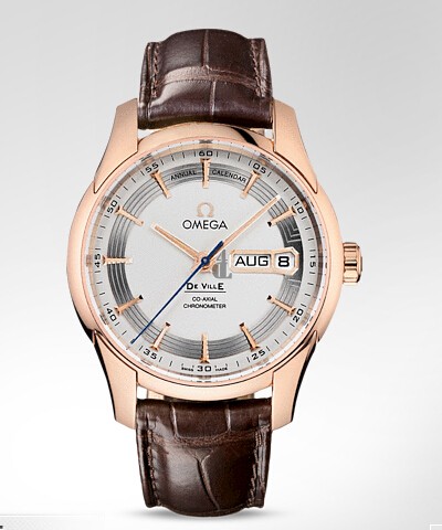 Omega De Ville Hour Vision Annual Calendar  watch replica 431.63.41.22.02.001