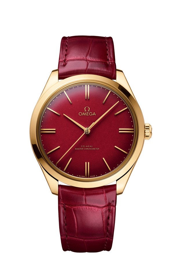 OMEGA De Ville Yellow gold Anti-magnetic Watch 435.53.40.21.11.001 replica